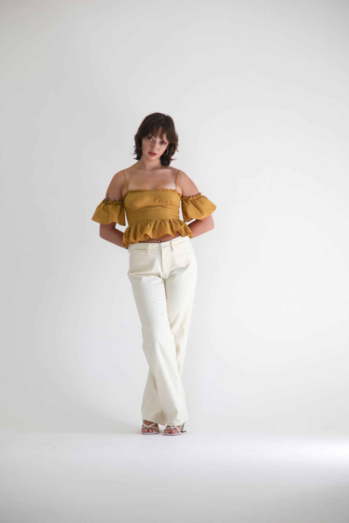 The Maeve Ruffle Peplum Top