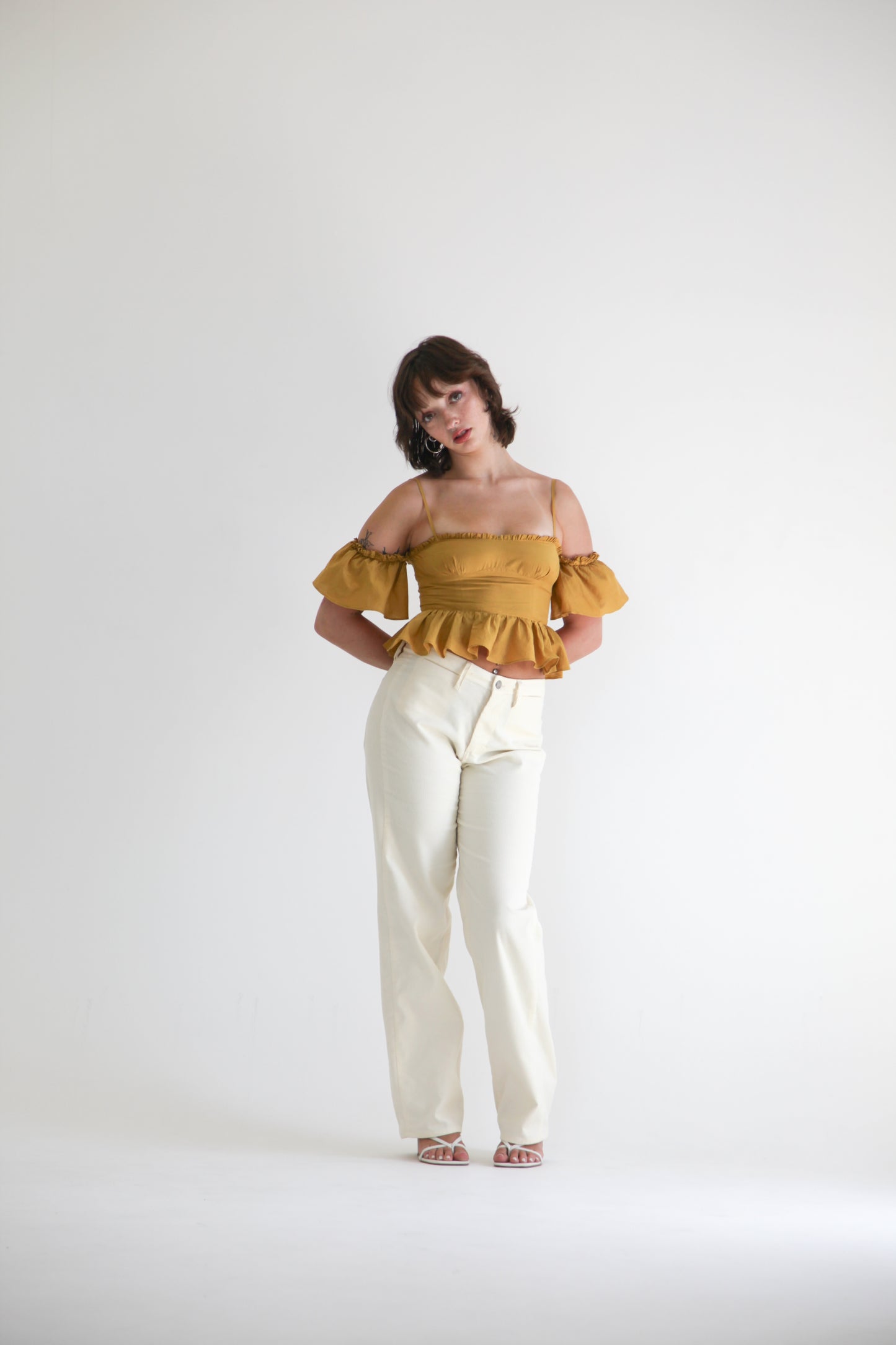 The Maeve Ruffle Peplum Top