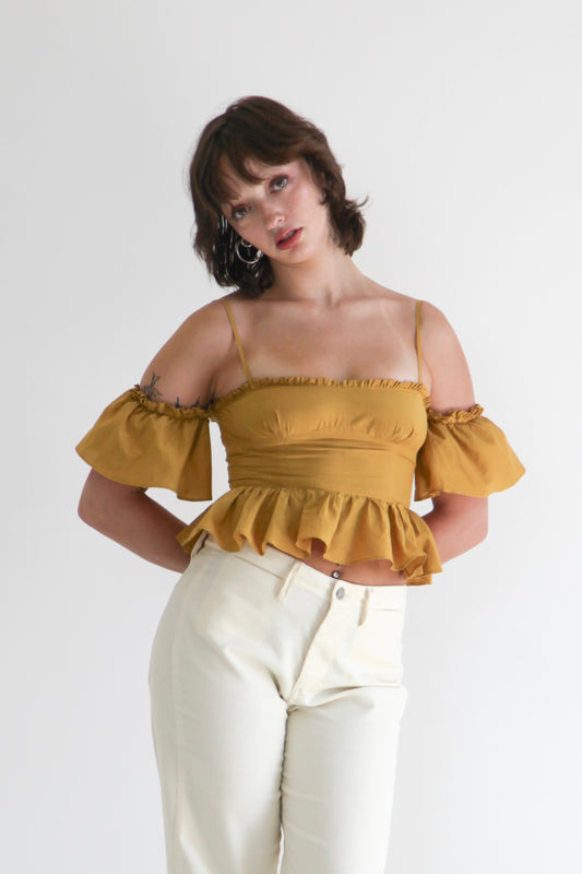 The Maeve Ruffle Peplum Top