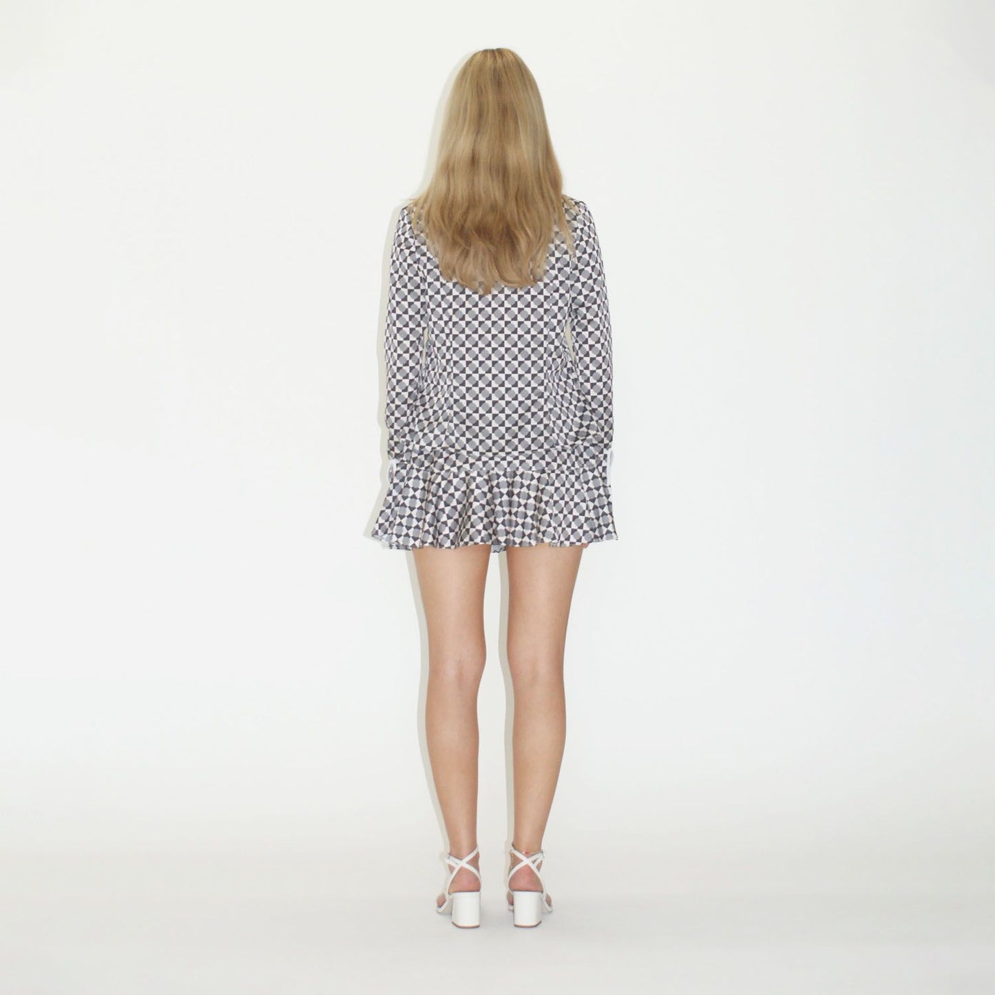 The Sigrid Flounce Wrap Mini Skirt